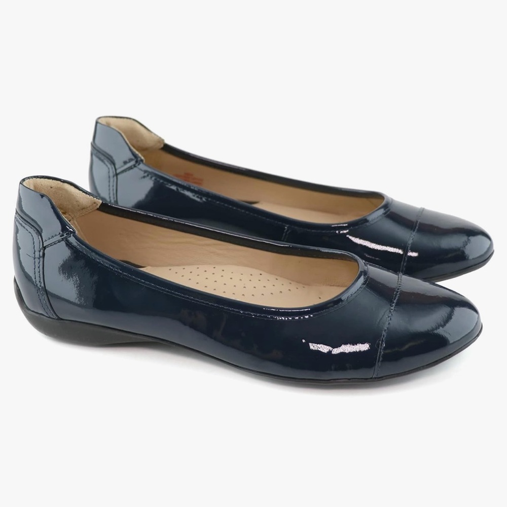 Marc joseph Black Patent Leather peters st  Flats size 9